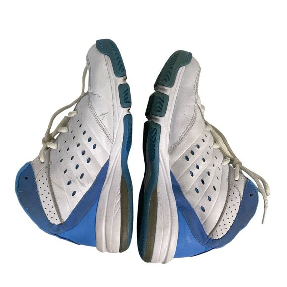 Nike Uptempo High Top‎ Sneakers Size 5.5YWhite\Powder Blue Leather Nikeflex SU - Picture 5 of 11